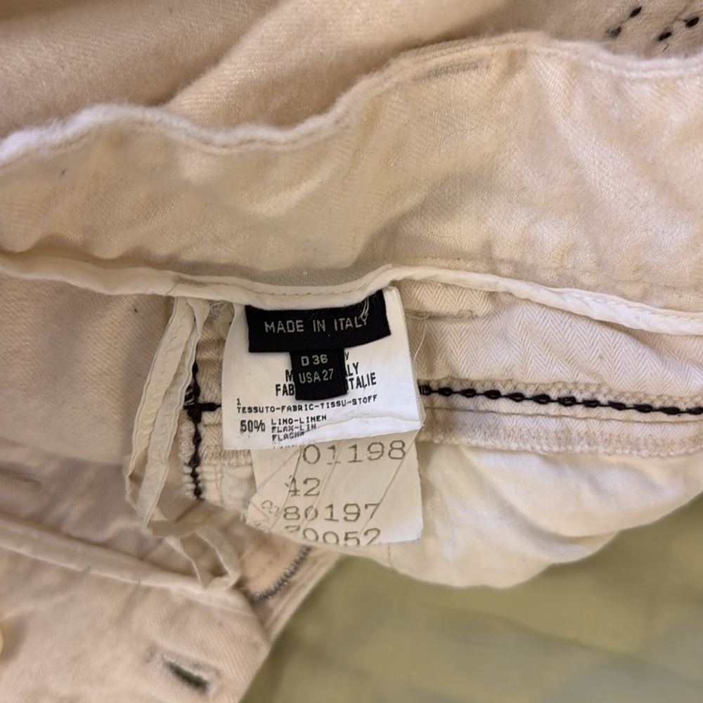 Marithe Francois Girbaud: Cream Wide-Leg Pants - Picture 11 of 16